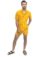 Jumpsuit Corto Color Amarillo